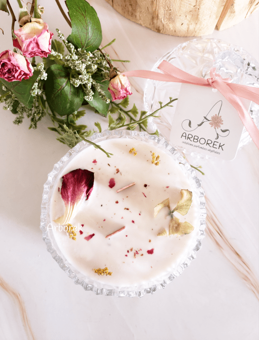 Bougie "Jardin fleuri"  Fleur d'oranger