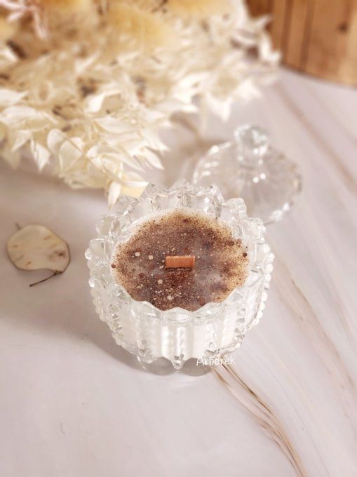 Bougie "Mademoiselle" Chocolat praliné 