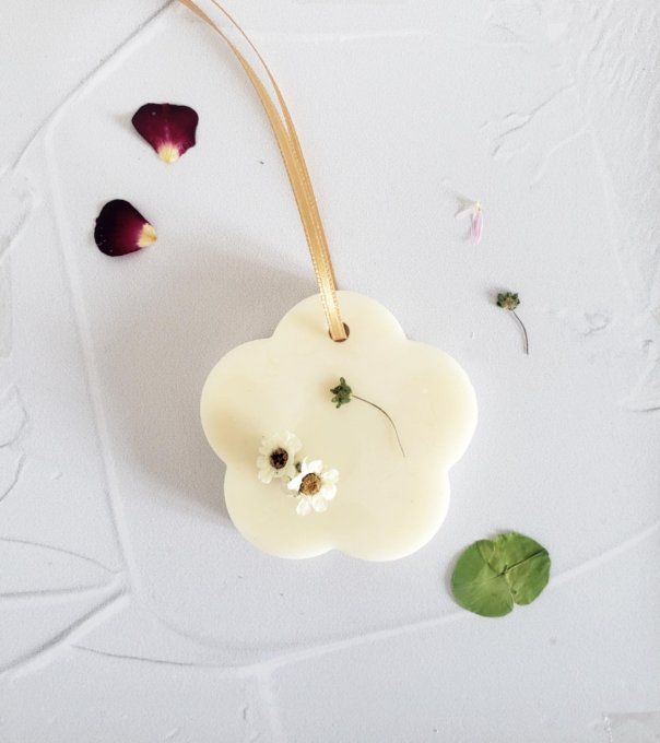 Suspension parfumée  Fleur de Coton - 2 en 1
